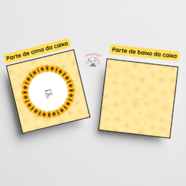 Caixa do Incentivo - Setembro amarelo 4 Caixa do Incentivo parte de cima e de baixo - Setembro amarelo