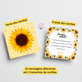 Caixa do Incentivo - Setembro amarelo 5 Cartão com mensagem motivacional - Setembro amarelo