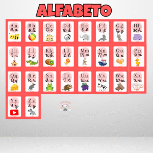 Alfabeto ilustrado (vermelho)