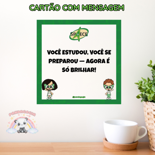 KIT SPAECE 7 Cartão com mensagem - KIT SPAECE