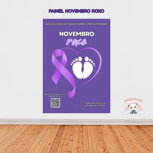 Kit novembro roxo 1 Kit novembro roxo