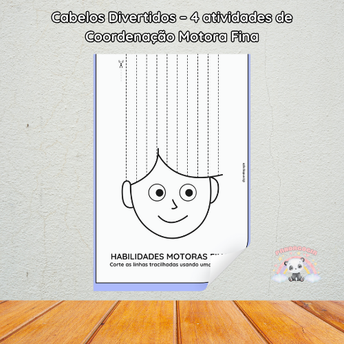 Cabelos Divertidos – 4 Atividades de Coordenação Motora Fina 5 Cabelos Divertidos – 4 Atividades de Coordenação Motora Fina - Imagem 5